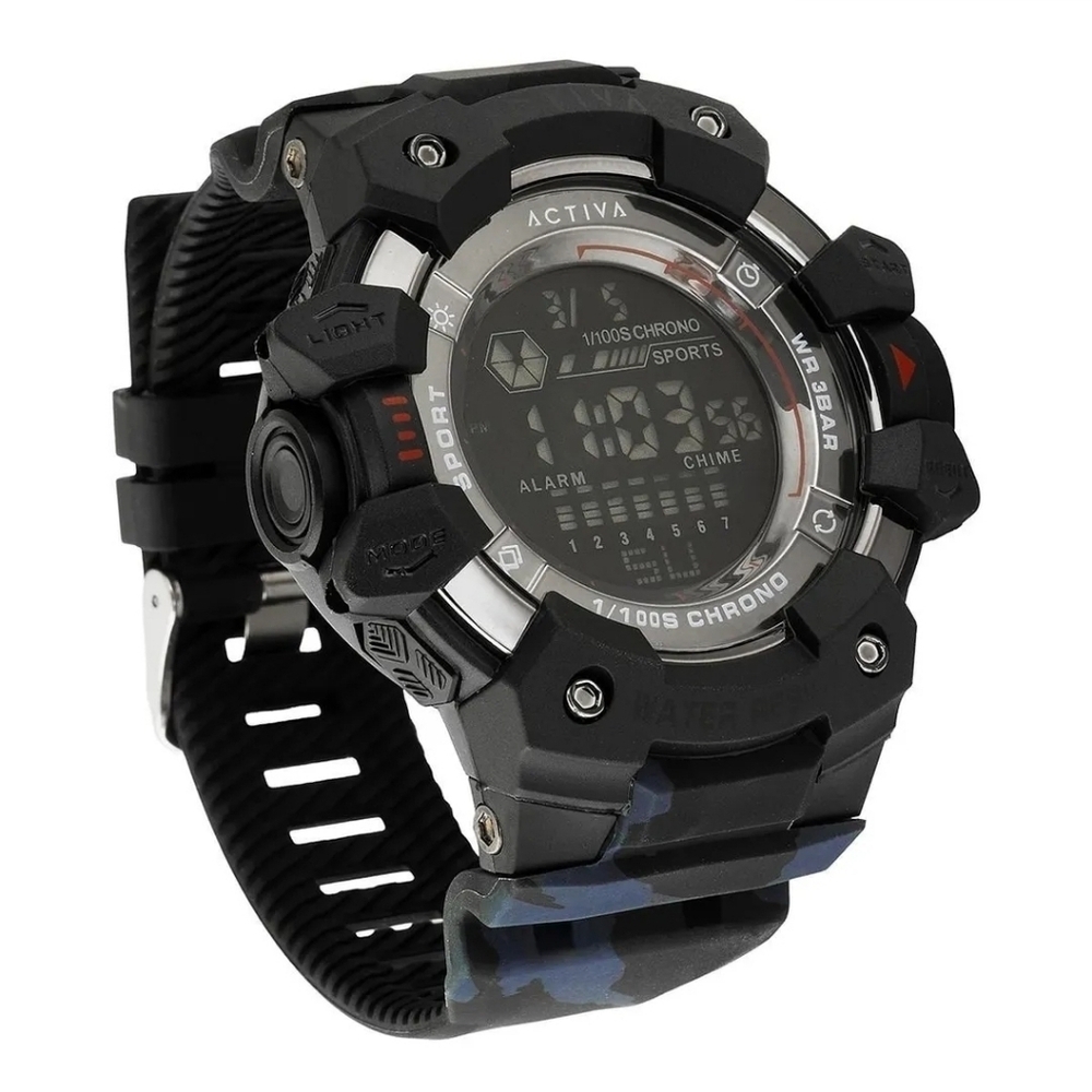 ACW8050MC-003 Activa Armour X Men's Digital Watch 50mm Camouflage Black